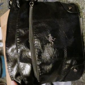 Womans Purse New No Brand Black Medium Size